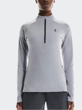 On Running Women's Lilac Half-Zip Long Sleeve Top